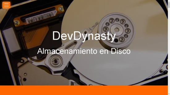 Almacenamiento en Disco